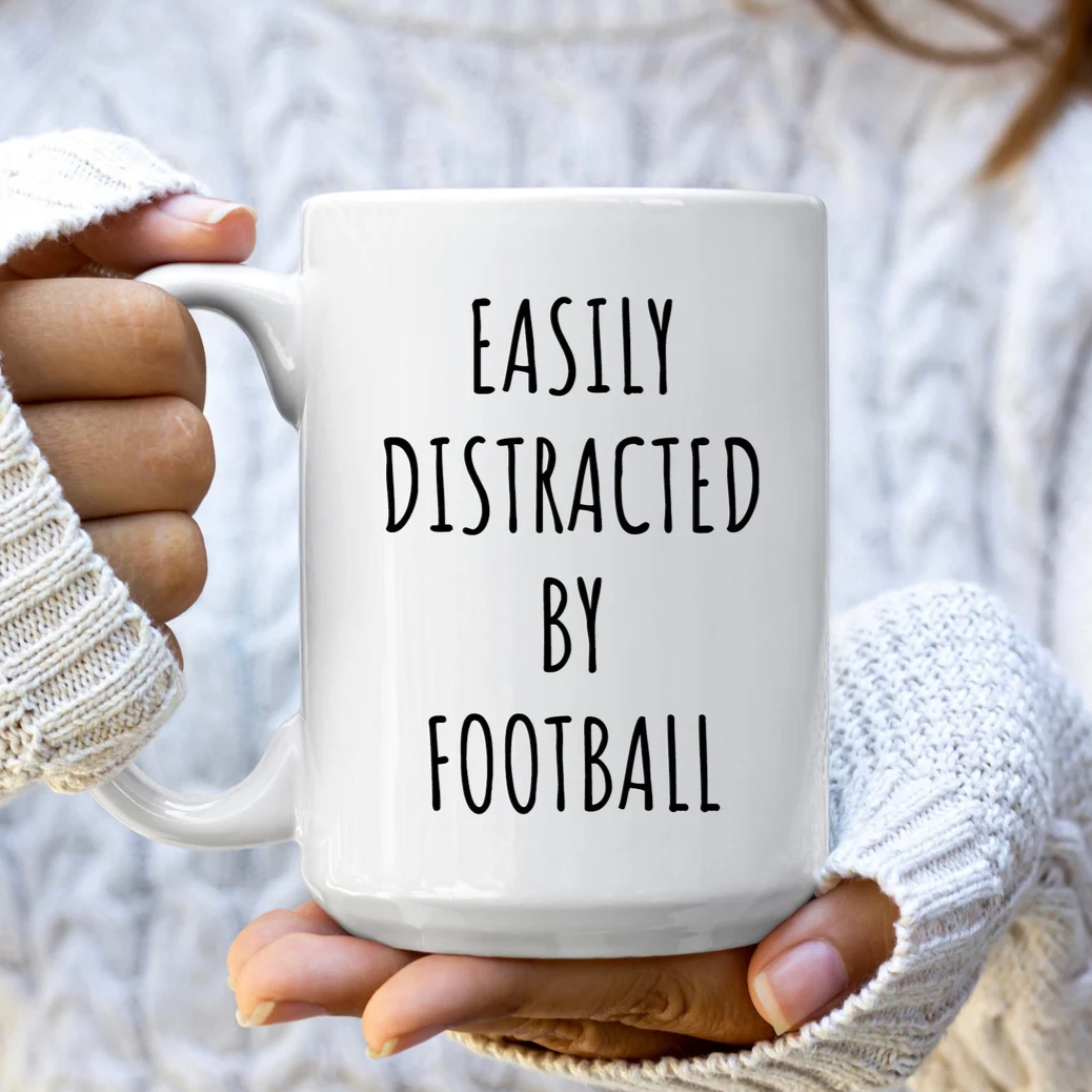 Easily Distracted By Football Mug