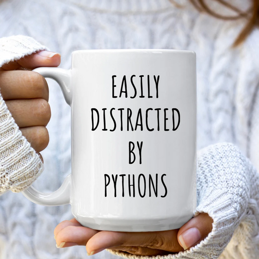 Easily Distracted By Pythons Mug