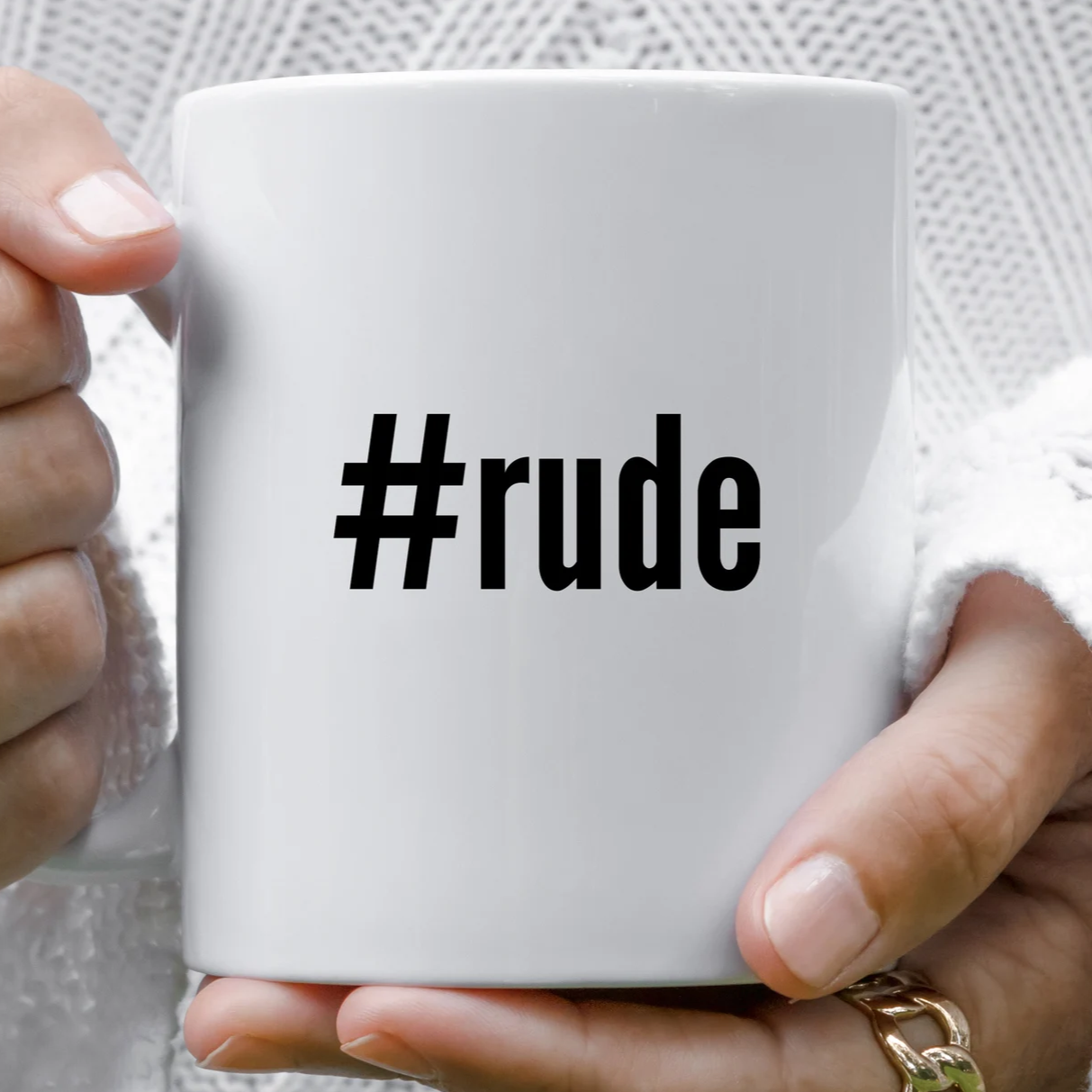 #rude Mug
