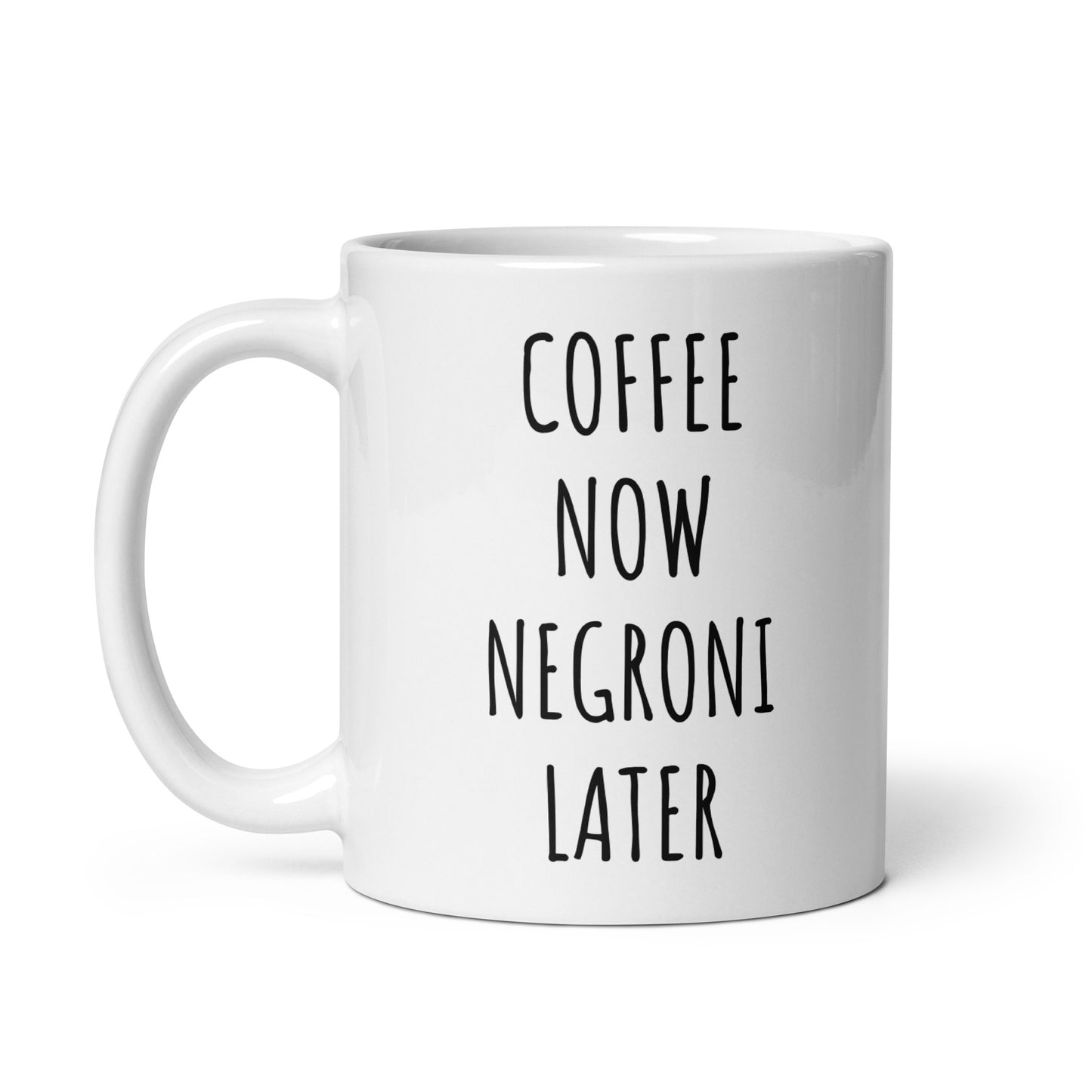 Coffee Now Negroni Later Mug