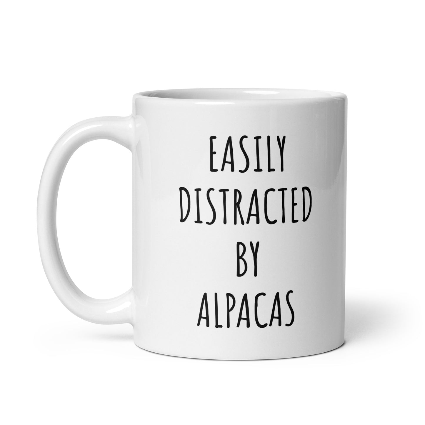 Easily Distracted By Alpacas Mug