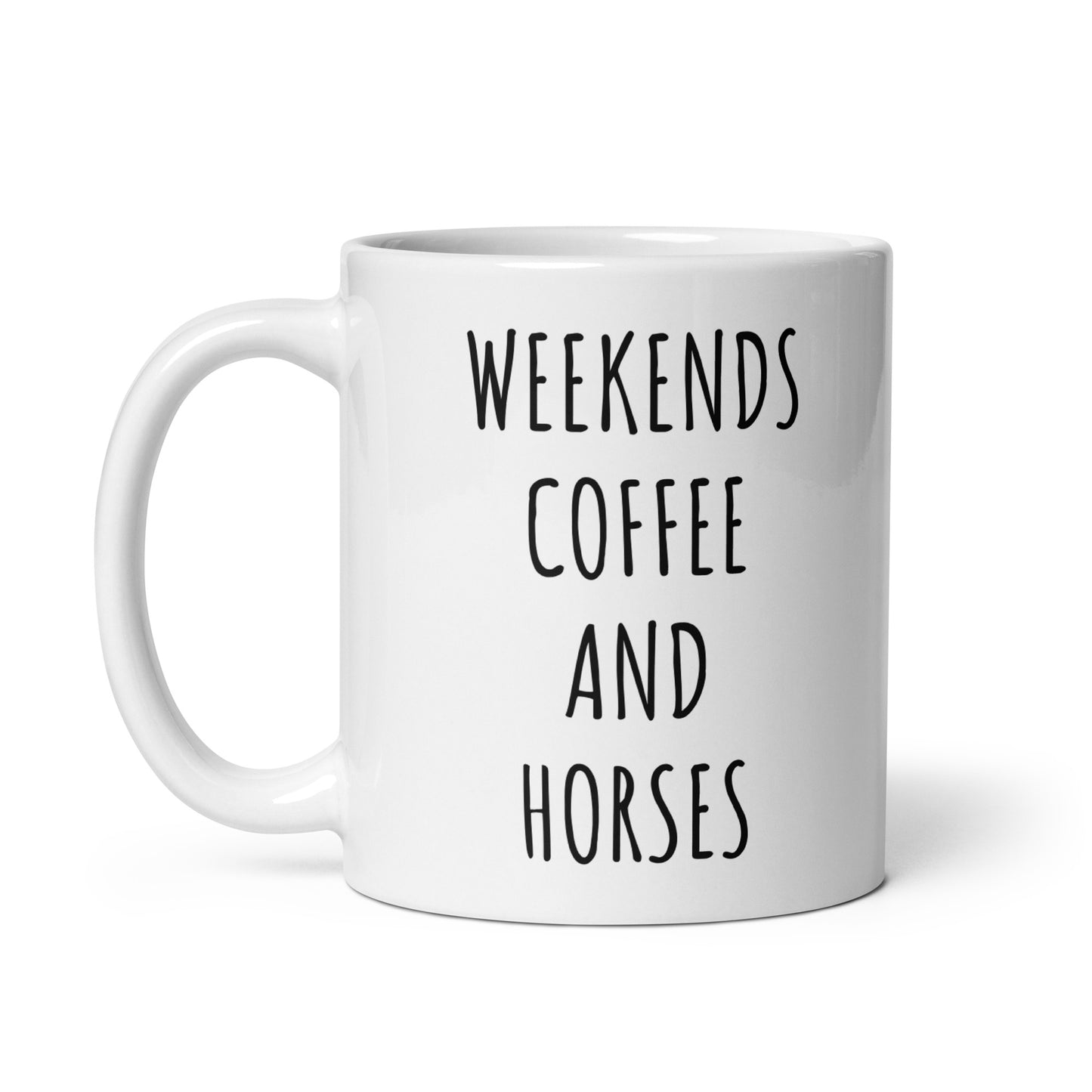 Weekends Coffee And Horses Mug