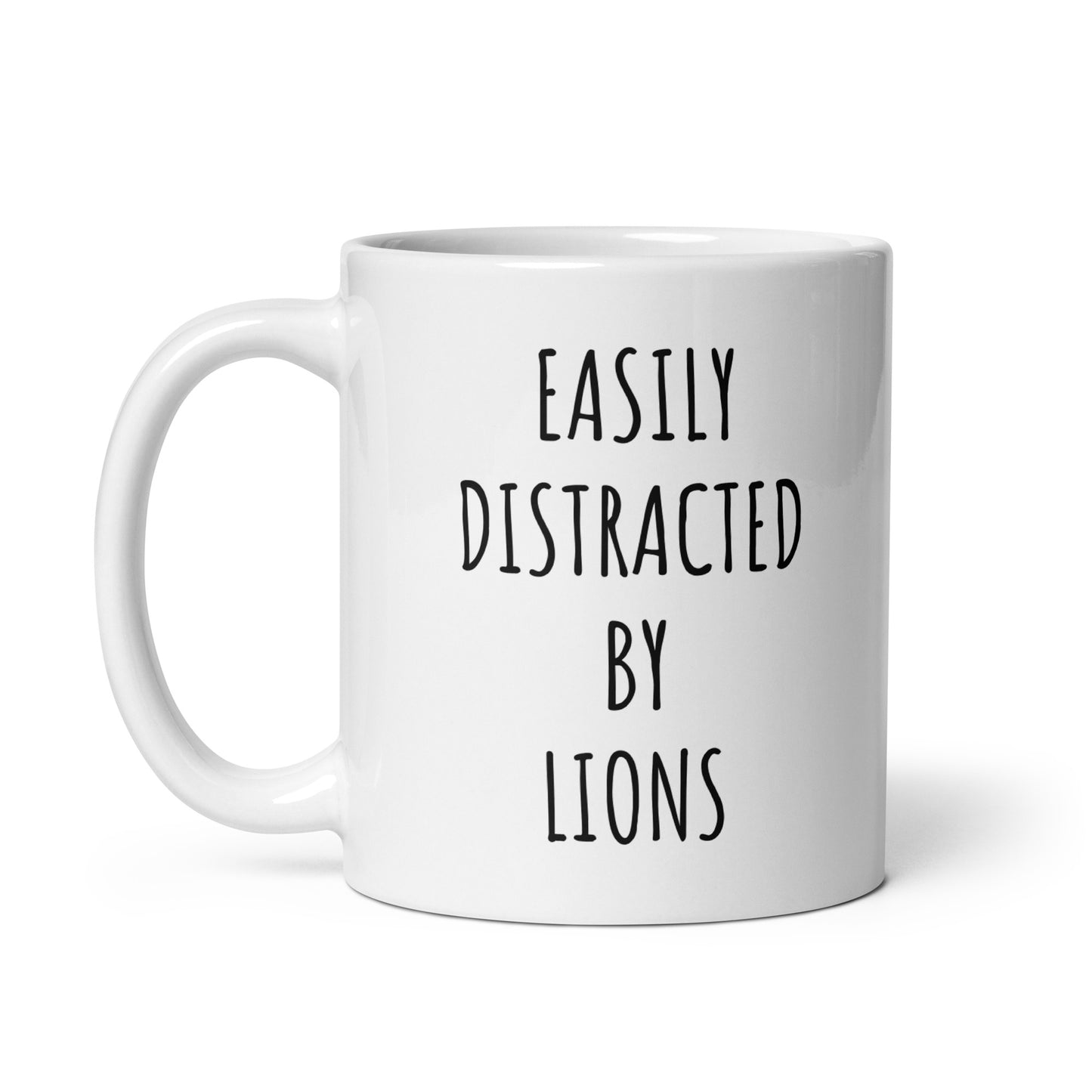 Easily Distracted By Lions Mug