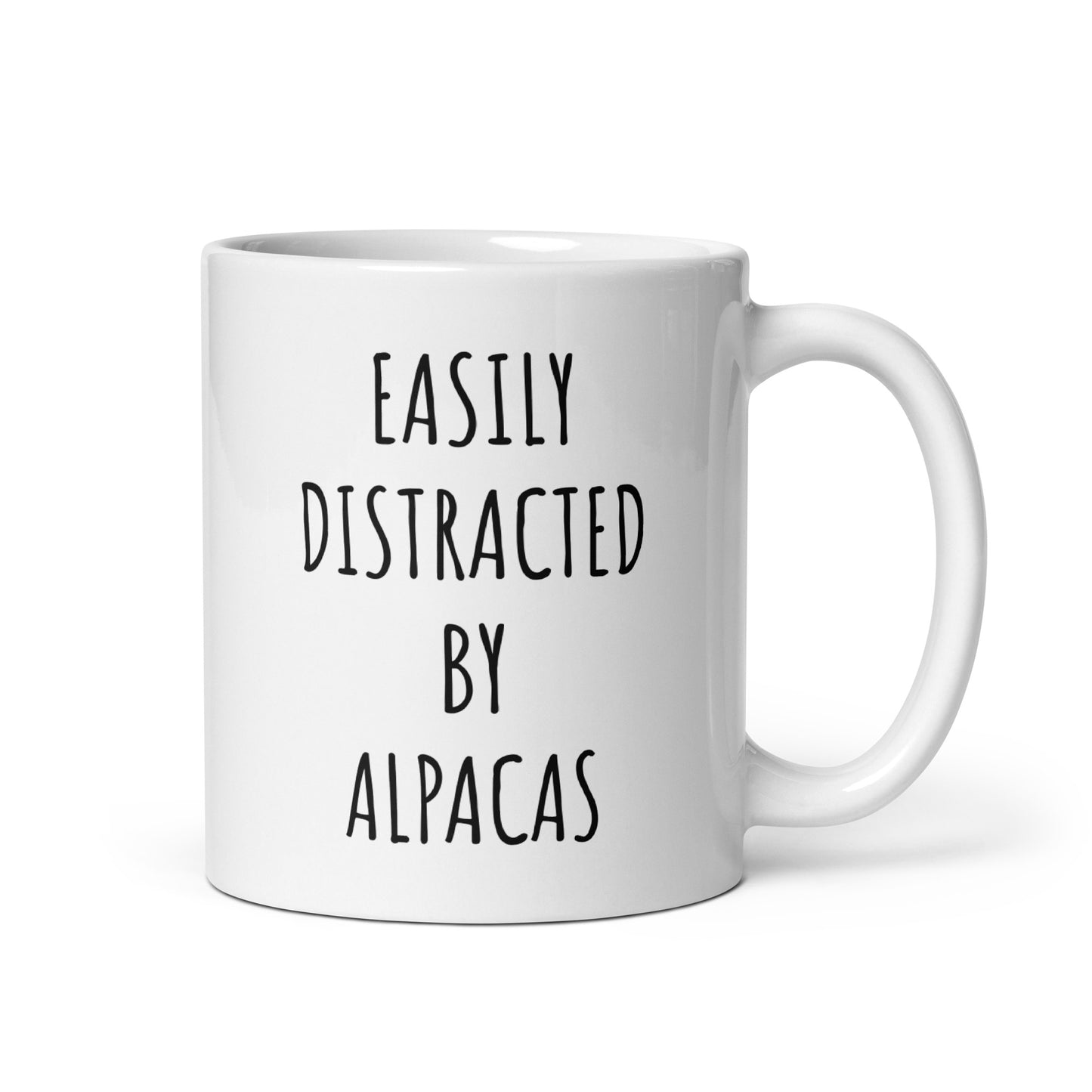 Easily Distracted By Alpacas Mug