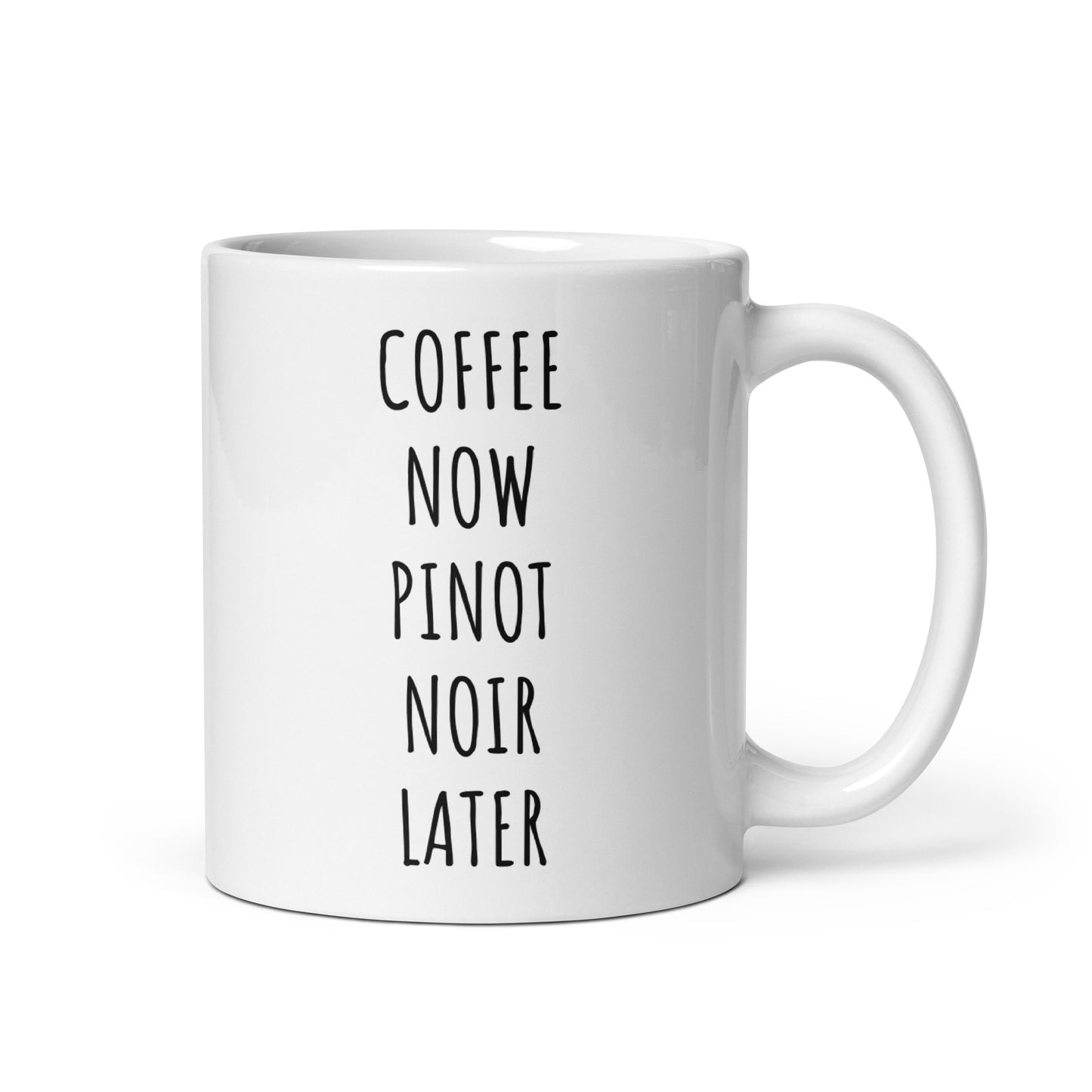 Coffee Now Pinot Noir Later Mug