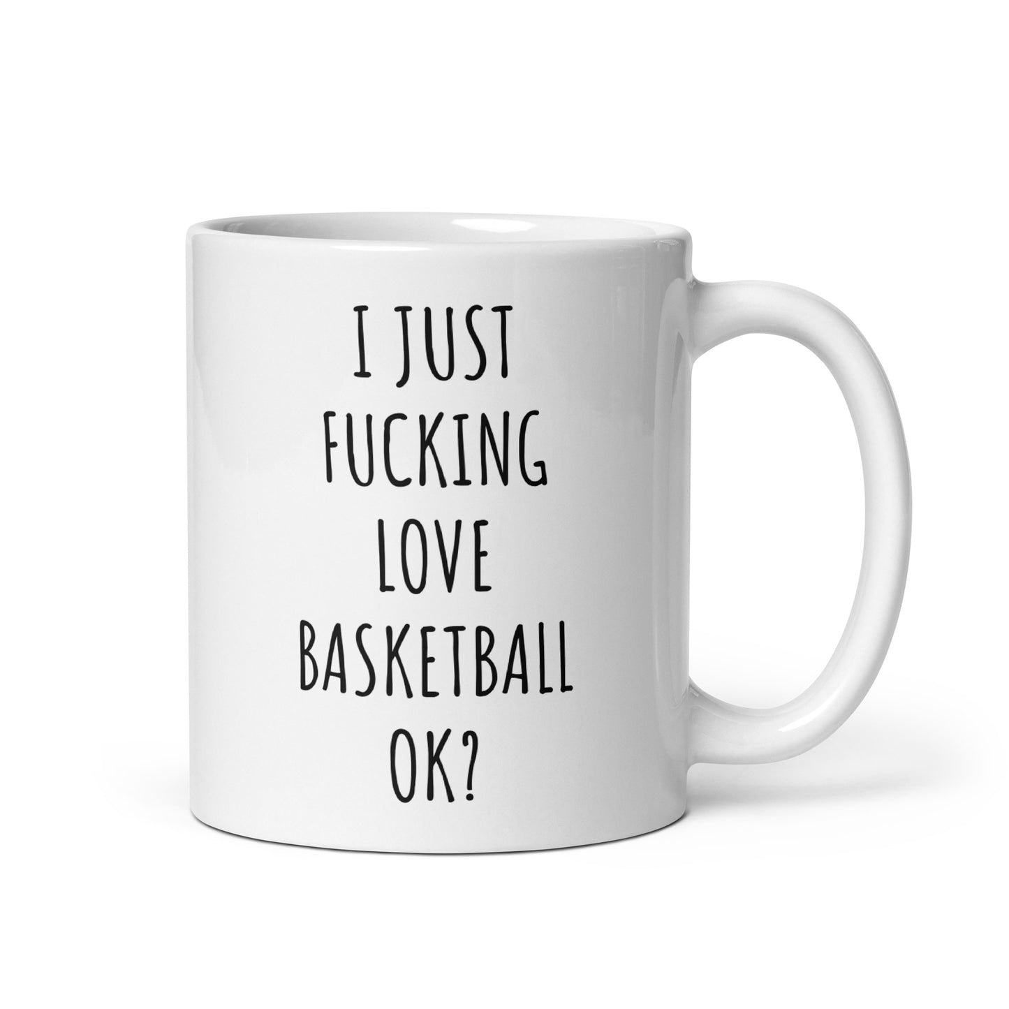 I Just Fucking Love Basketball Mug