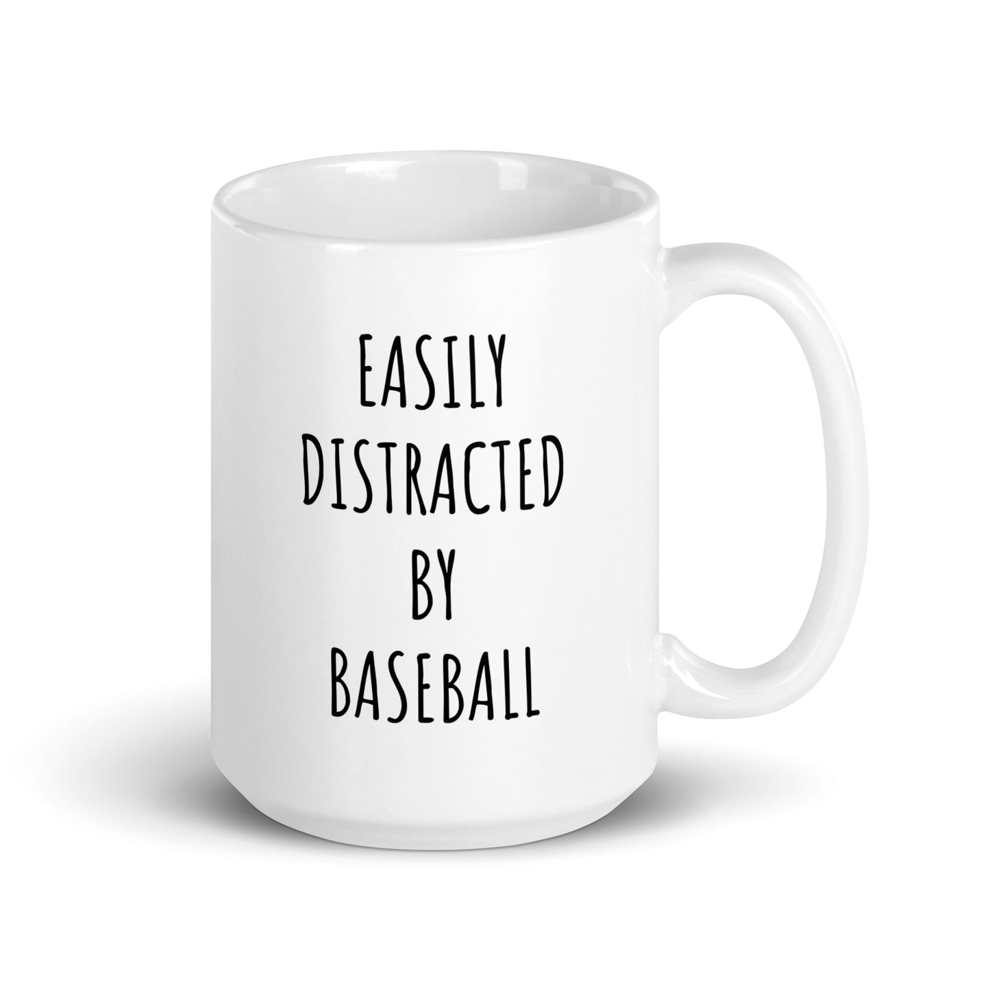 Easily Distracted By Baseball Mug